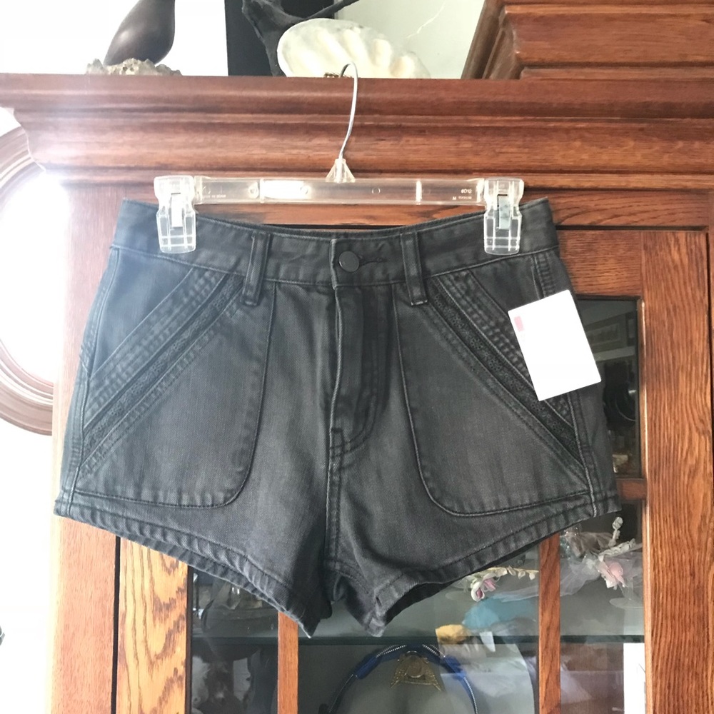 Free people black shorts